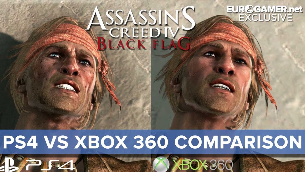Assassin's Creed 4 - Xbox 360 vs PS4 Gameplay Comparison - Eurogamer