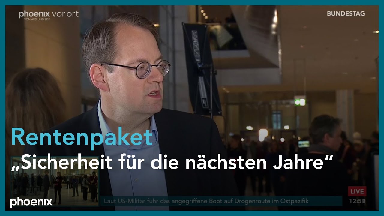 S&ouml;ren Pellmann zur Abstimmung zum Rentenpaket am 05.12.25