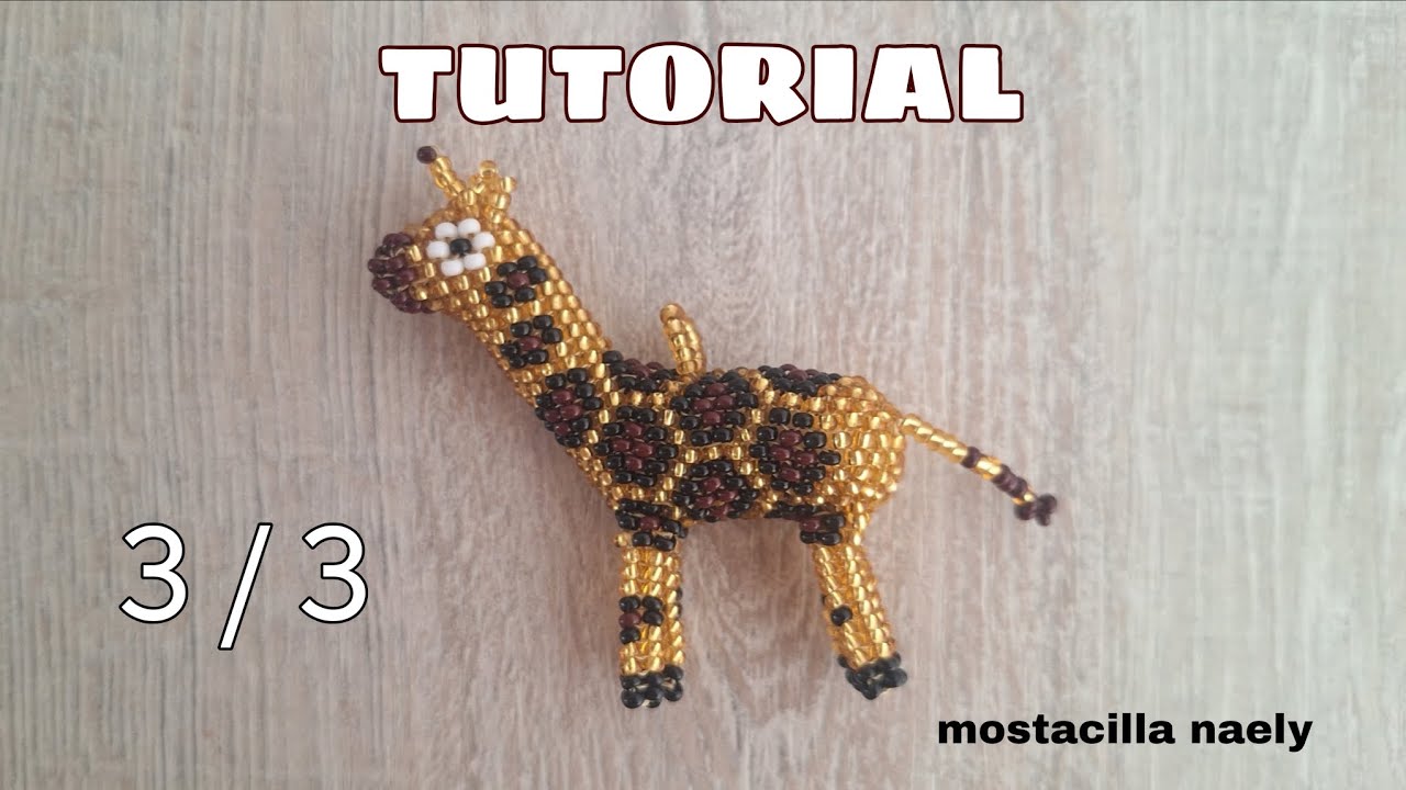 Jirafa 3d 🦒 en mostacilla ULTIMO VIDEO 