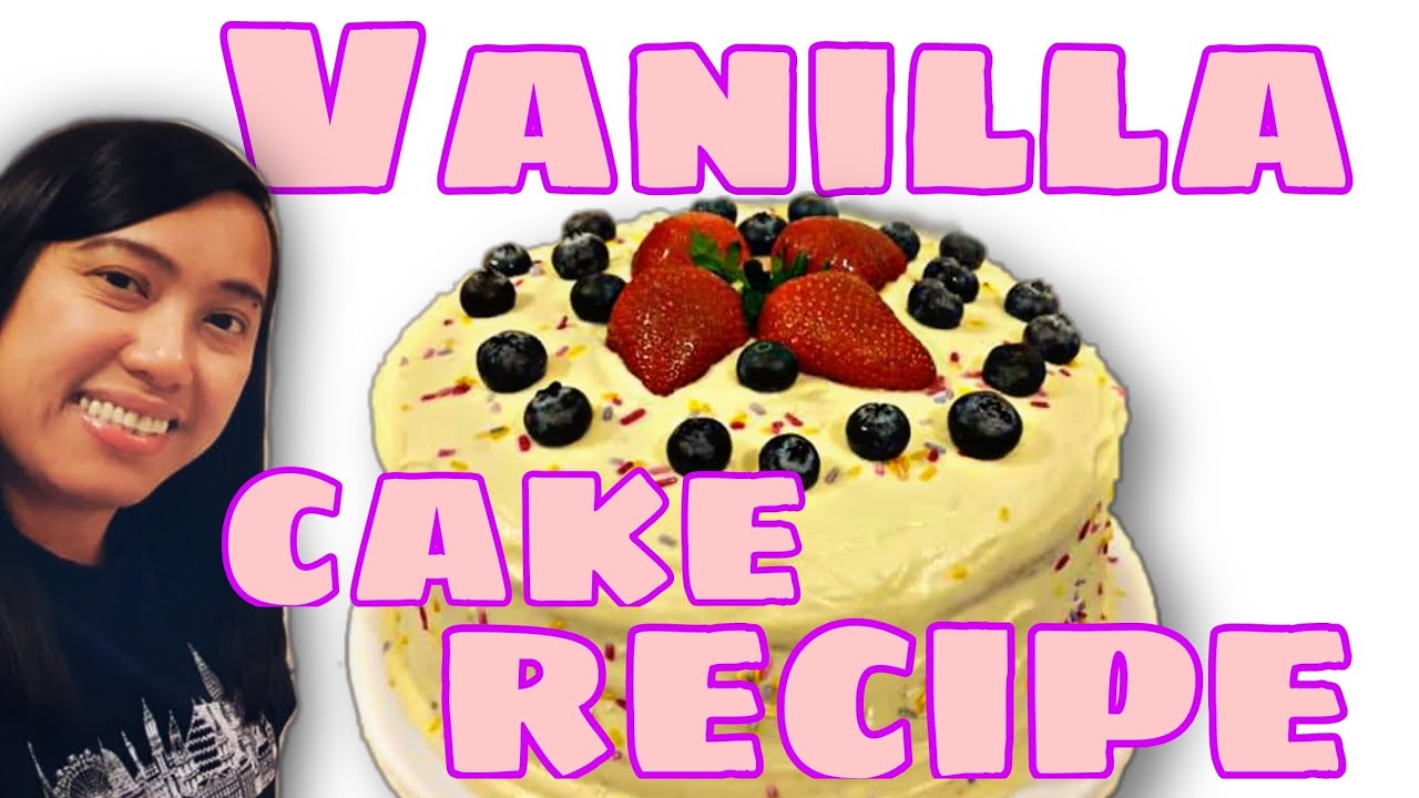 VANILLA CAKE RECIPE | STEP BY STEP TUTORIAL | QUICK AND EASY | FLORIAN'S VLOG