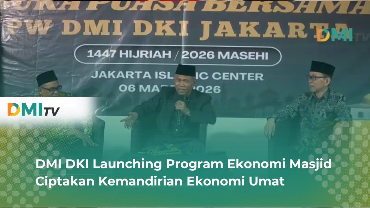 DMI DKI Launching Program Ekonomi Masjid Ciptakan Kemandirian Ekonomi Umat