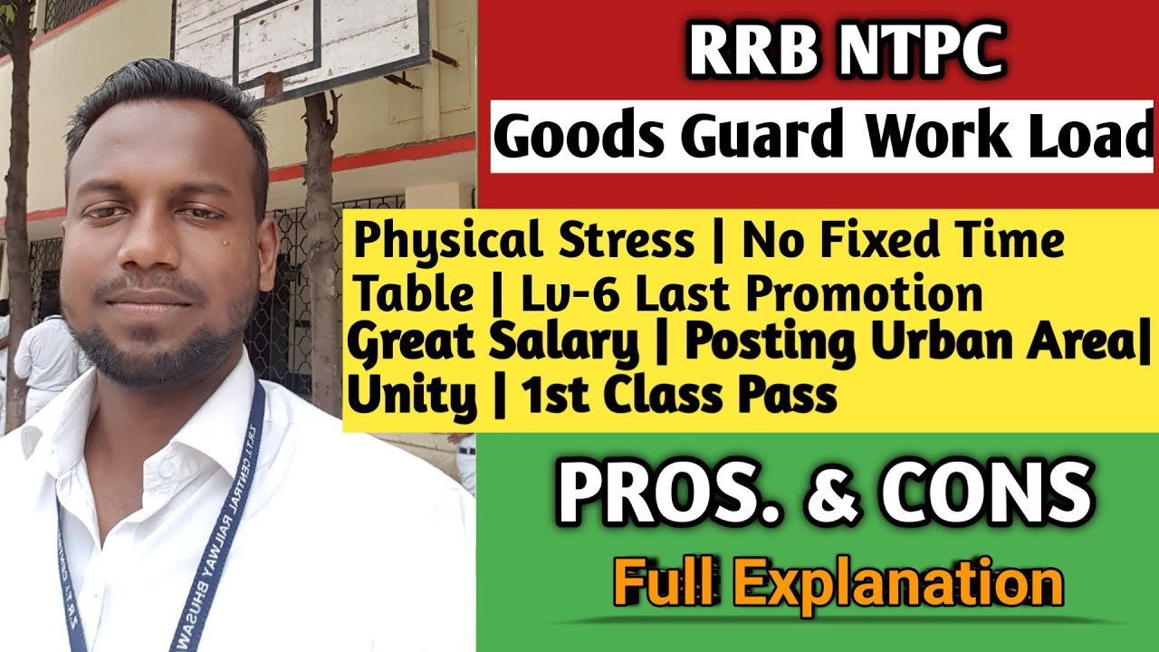Watch this before you Join As Goods Guard #rrb #ntpc
