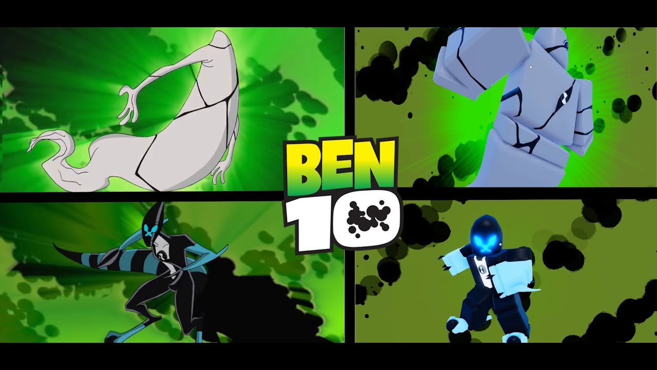 🔥😱Все превращения в Ben 10 Benverse в роблоксе🔥