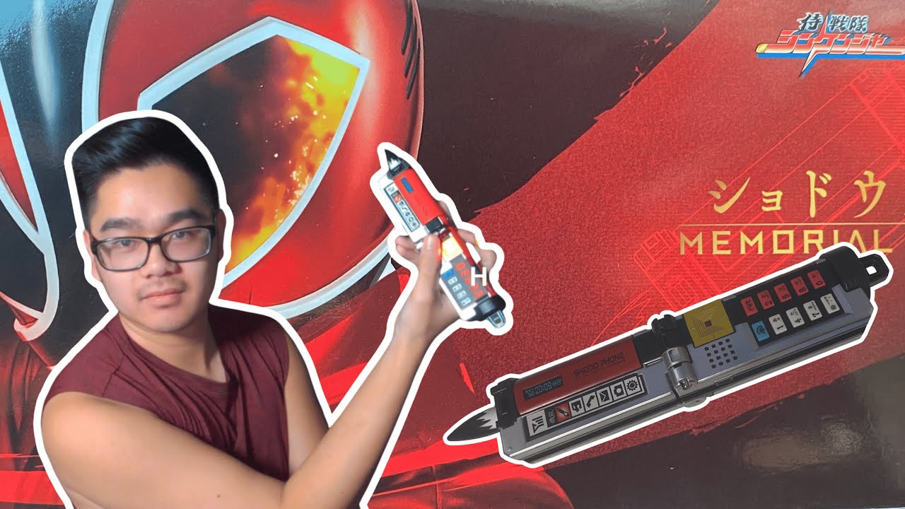 Samurai Sentai Shinkenger SHODOPHONE MEMORIAL EDITION UNBOXING📦🔥| Cpt BlueRain