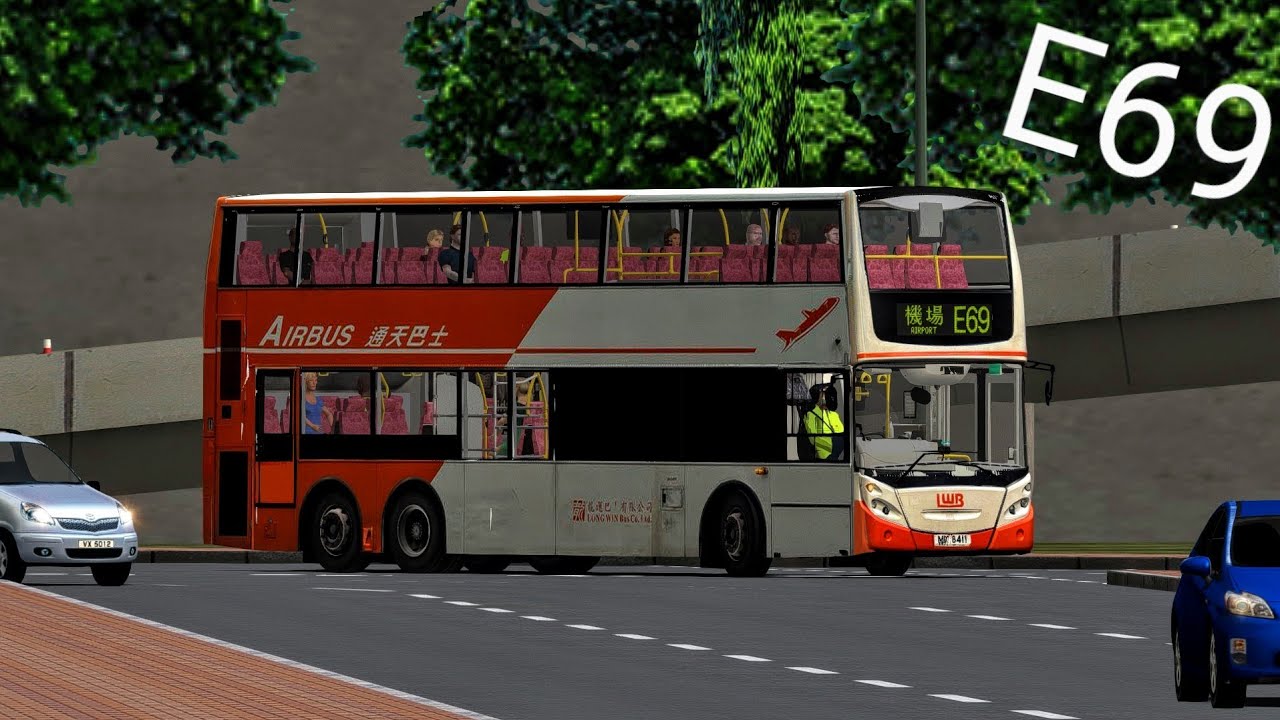 (龍運最後の歐三鐵甲)(慢扭控車🥰) OMSI 2 LWB E69 (欣鈺村(南)➡️機場(運輸大樓))