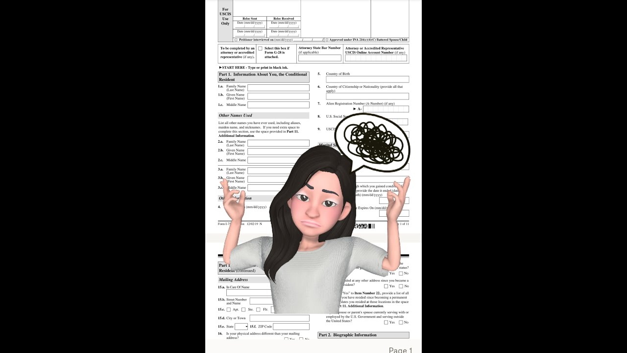 Filing I-751 Removal of Condition (Joint and Waiver) Walkthrough with cover letters