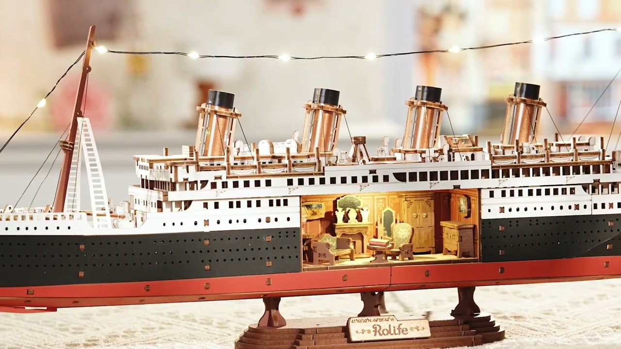 Rolife 1912 Eternal Atlantic Voyager 🚢 | A Legendary Ocean Liner in 3D Wooden Puzzle
