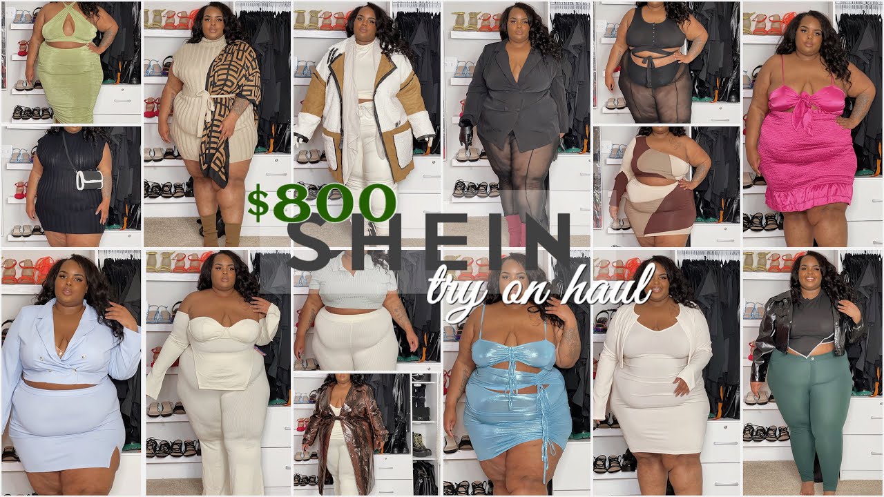 21 Looks! $800.00 SHEIN Curve Try-On Haul, $5.00+ | Clothing, Shoes, Accessories! | 2022