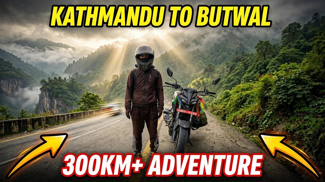 KATHMANDU TO BUTWAL RIDE ON MT 15 | HIGHWAY TRAFFIC, ROAD CONDITIONS & FULL JOURNEY