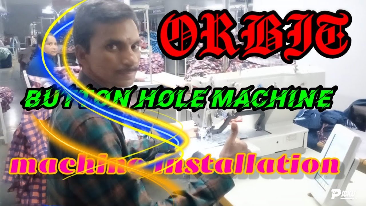 orbit button hole machine installation #orbit #1790