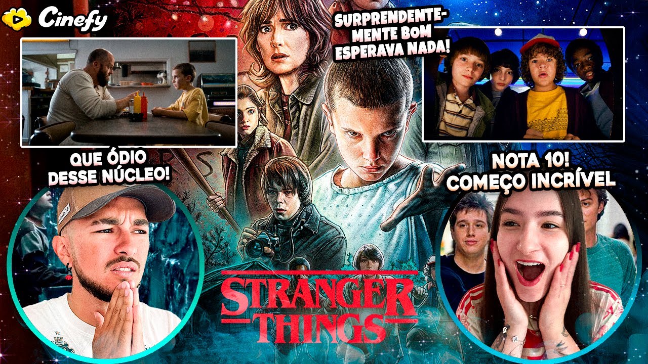 ASSISTIMOS STRANGER THINGS PELA PRIMEIRA VEZ!