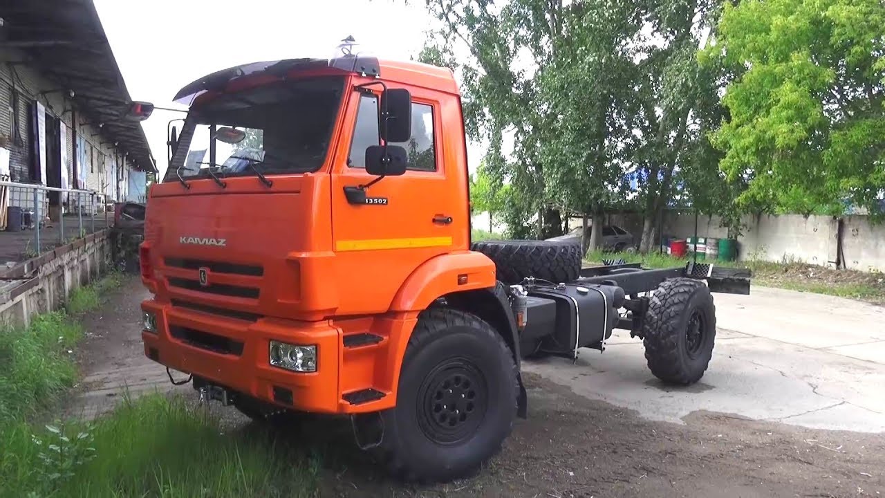 2017 KAMAZ 43502 4x4. Start Up, Engine, and In Depth Tour.
