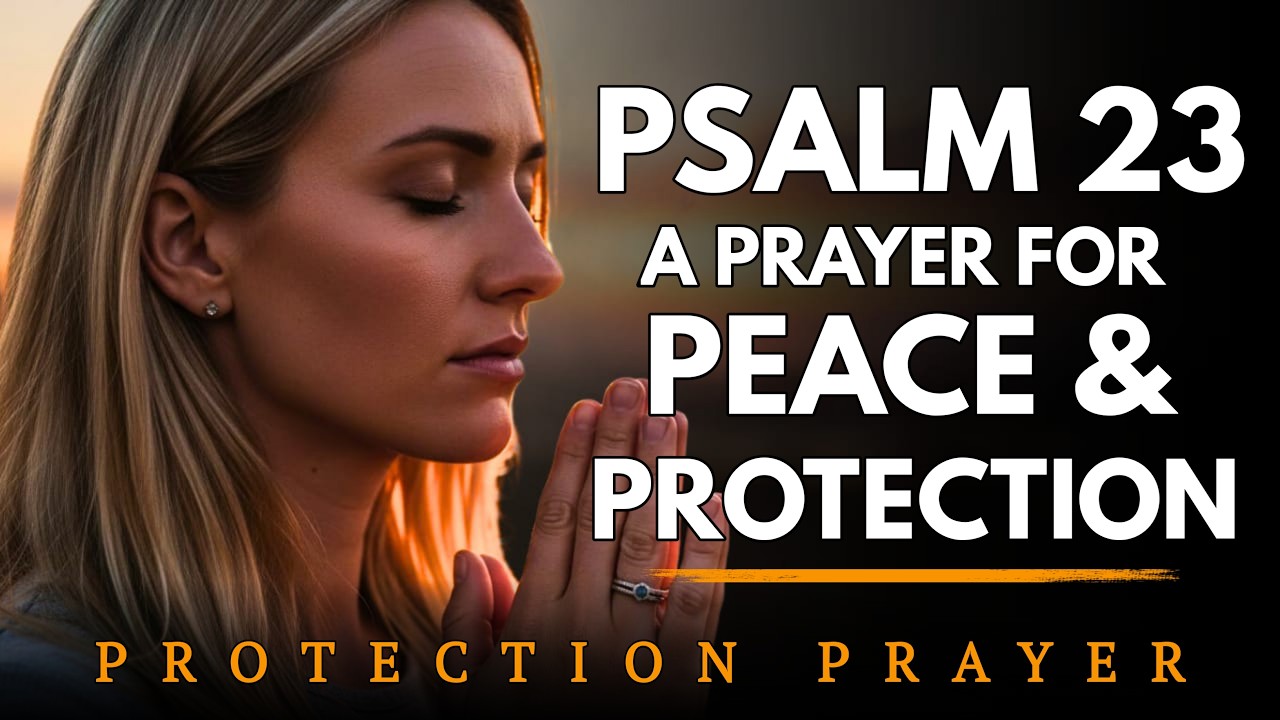 A Powerful PSALM 23 Prayer For Peace An Protection | Protection Prayer| Bedtime Prayer