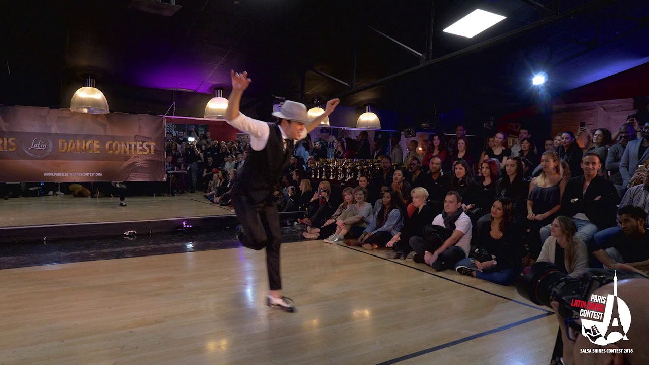 1 PLACE SOLO MICHELE EL MAMBO (ITALIA)  international salsa shine Contest Paris 2018