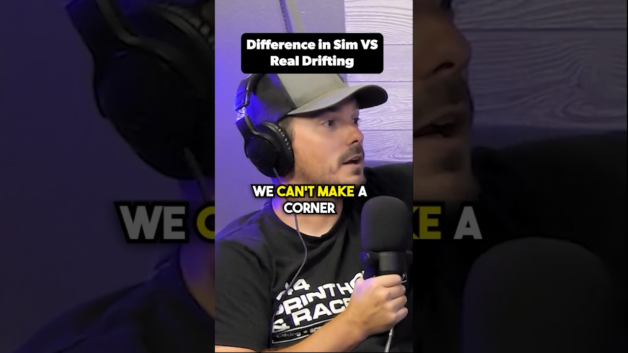 Major Differences in Real VS Sim Drifting🤔 #simdrifting #simracing #shorts
