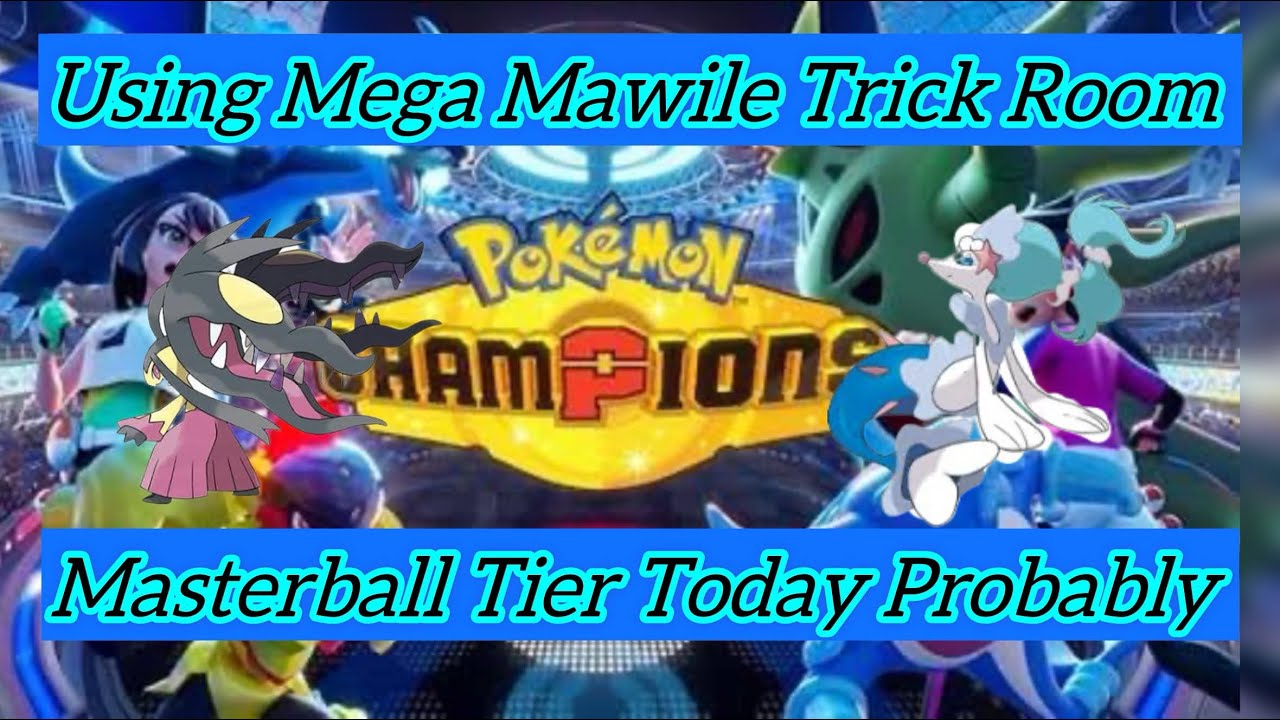 LIVE! Pokemon Champions Mega Mawile Trick Room - Regulation MB