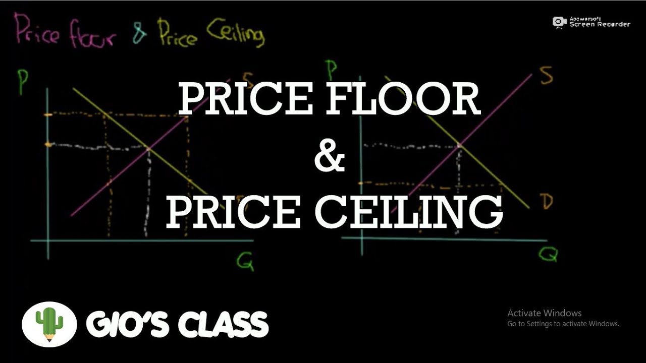 Penjelesan tentang Price Floor dan Price Ceiling