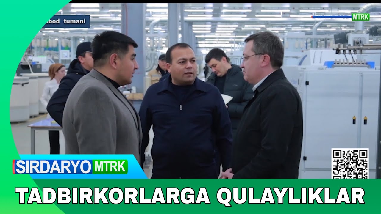 Tadbirkorlarning muammolari o'rganilmoqda | Sirdaryo MTRK (21.01.2026)