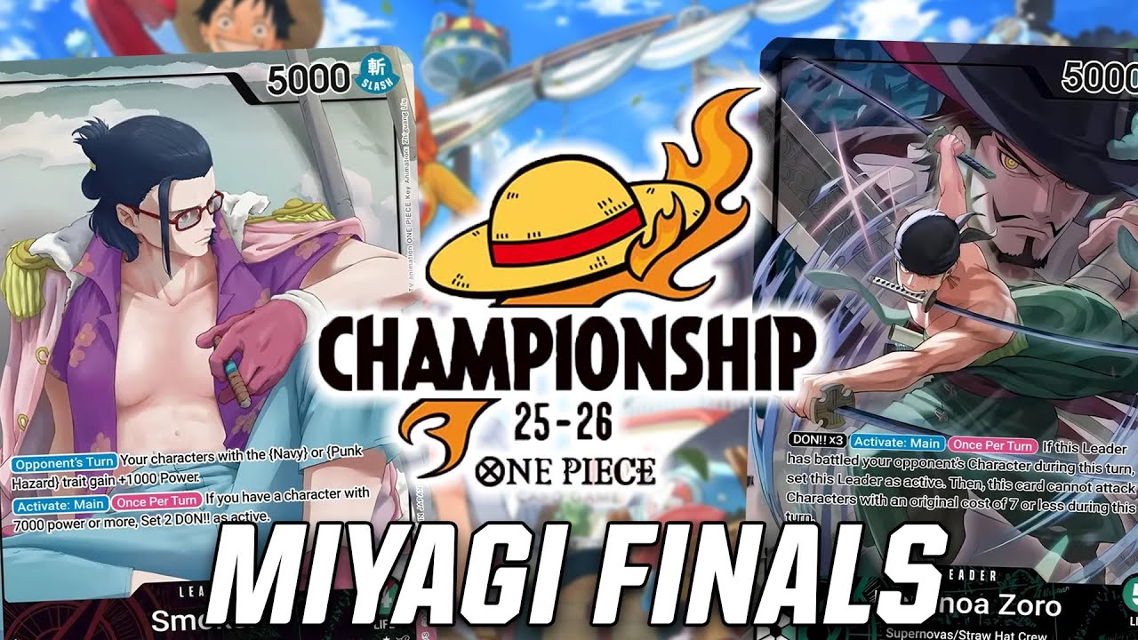[OP12.5 FINALS ] OP10 Smoker vs. OP12 Zoro || Miyagi Season 1 Finals || One Piece Trading Card Game