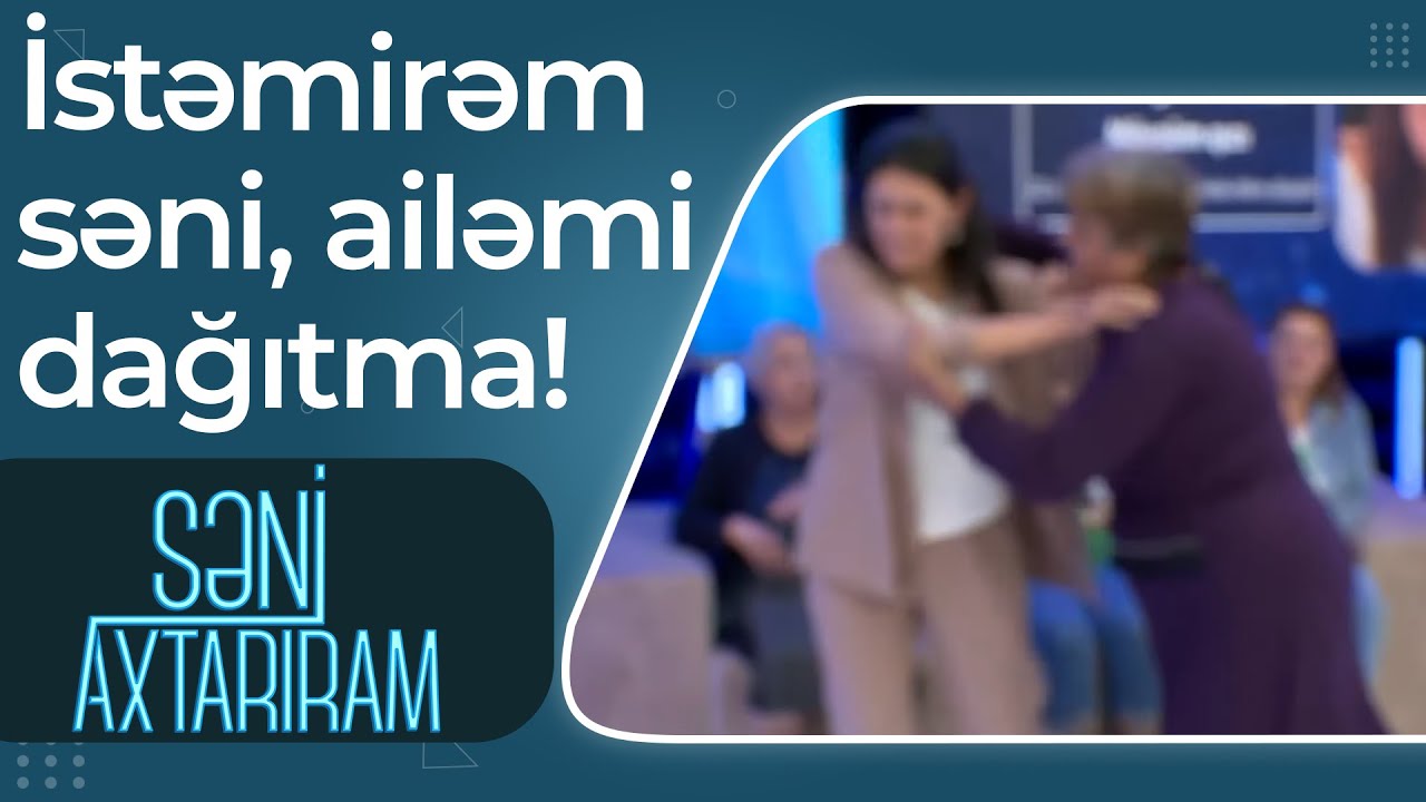 Səni Axtarıram - Studiyada gərgin anlar - Qız öz anasından imtina etdi!