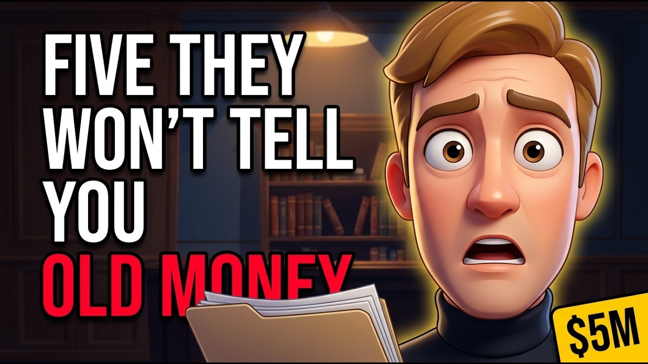 7 Rules of Old Money They Don't Pass to New Money
