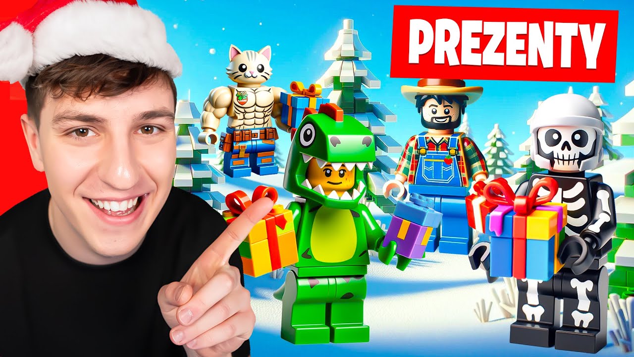 ŚWIĄTECZNE PREZENTY na BAMBIKOWICACH w LEGO Fortnite