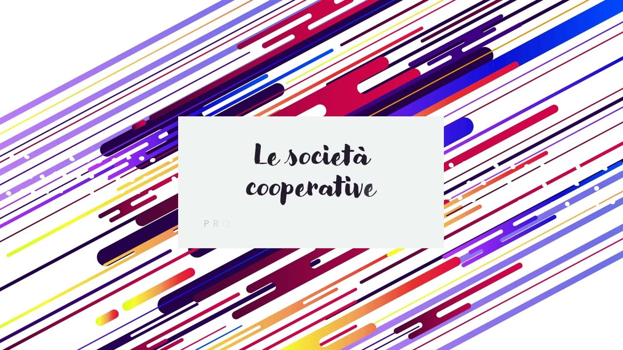 15 Le società cooperative