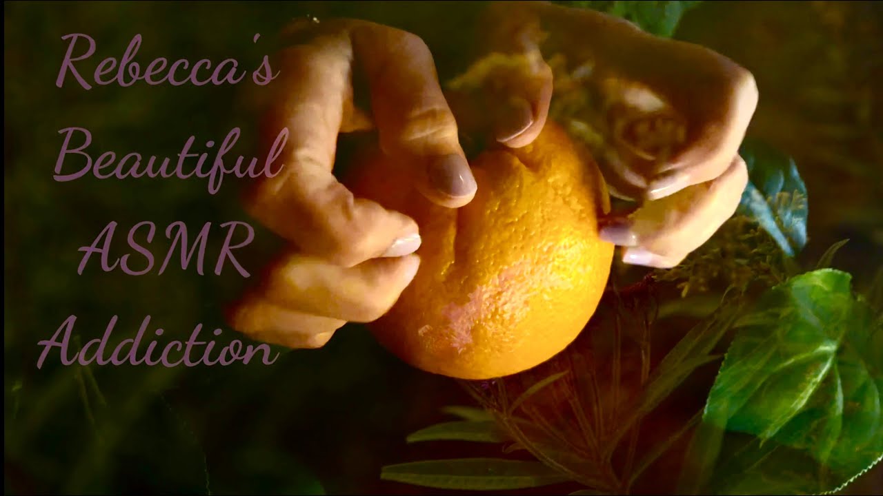 🍊 Peeling 8 Different Oranges 🍊 (No talking only) Looped 1X~ASMR