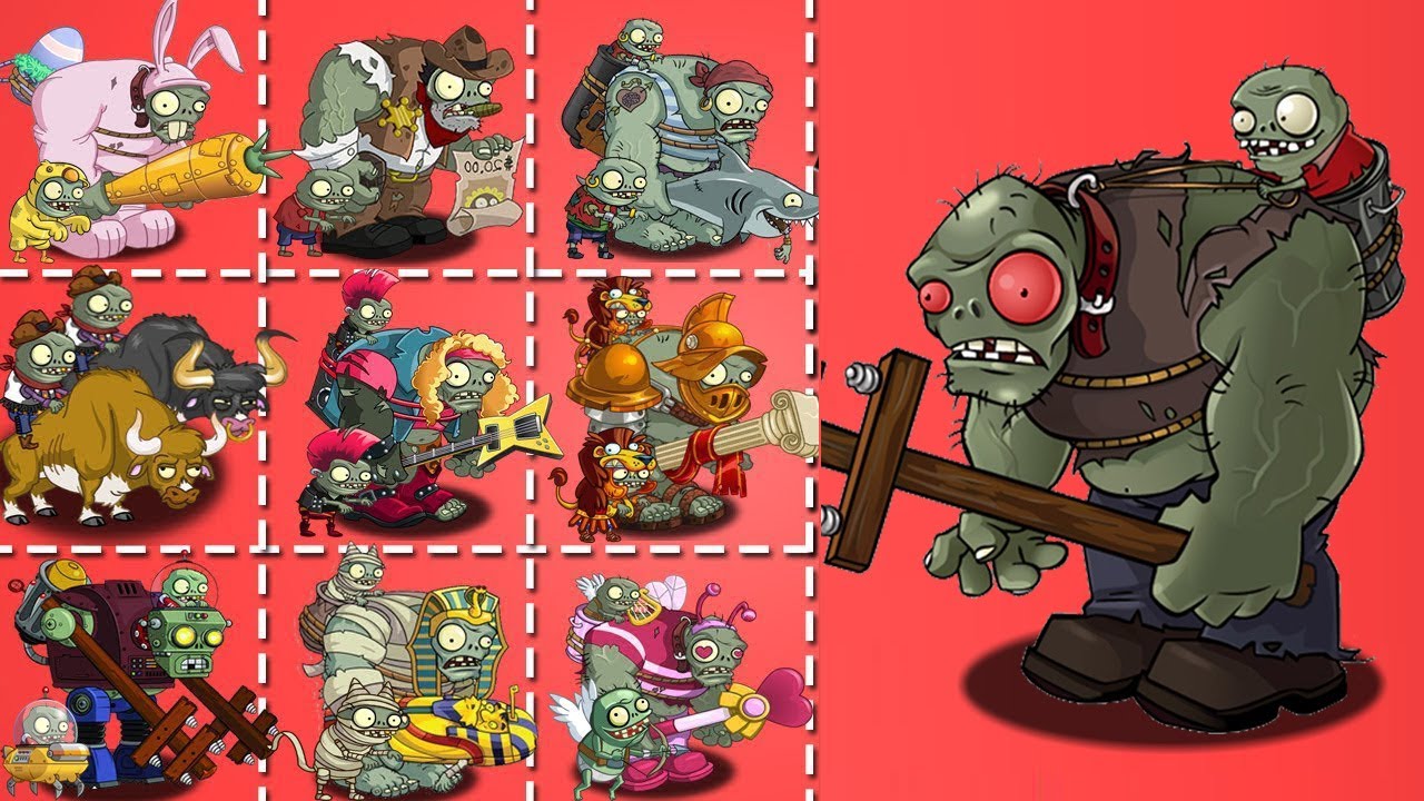 Giga Gargantuar Pvz 1 vs All Zombies in Pvz 2 - Who Will Win? - Zombie vs Zombie