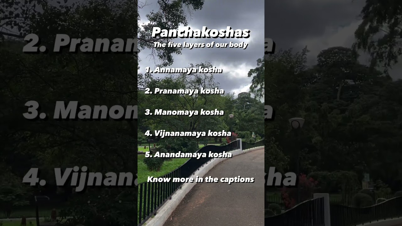 Panchakoshas in Indian Philosophy - Five Layers of our body - Just Sudha Yoga