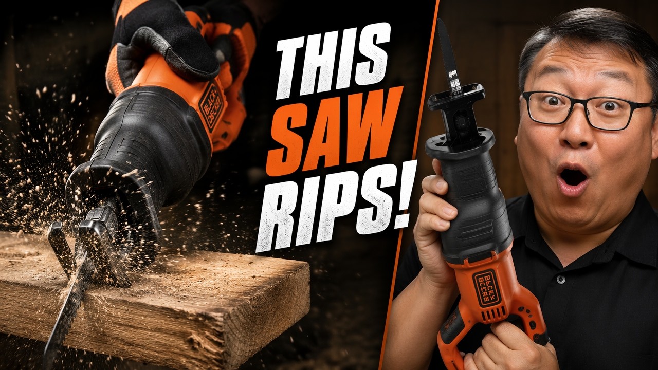 BLACK+DECKER 20V Max Lithium Cordless Reciprocating Saw Review