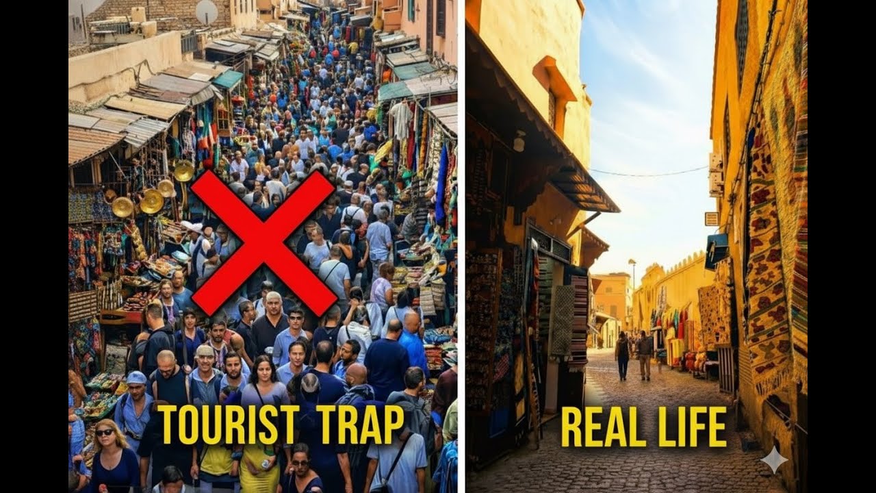 Is it Safe ? Walking Unknown Streets in Marrakech 4K
