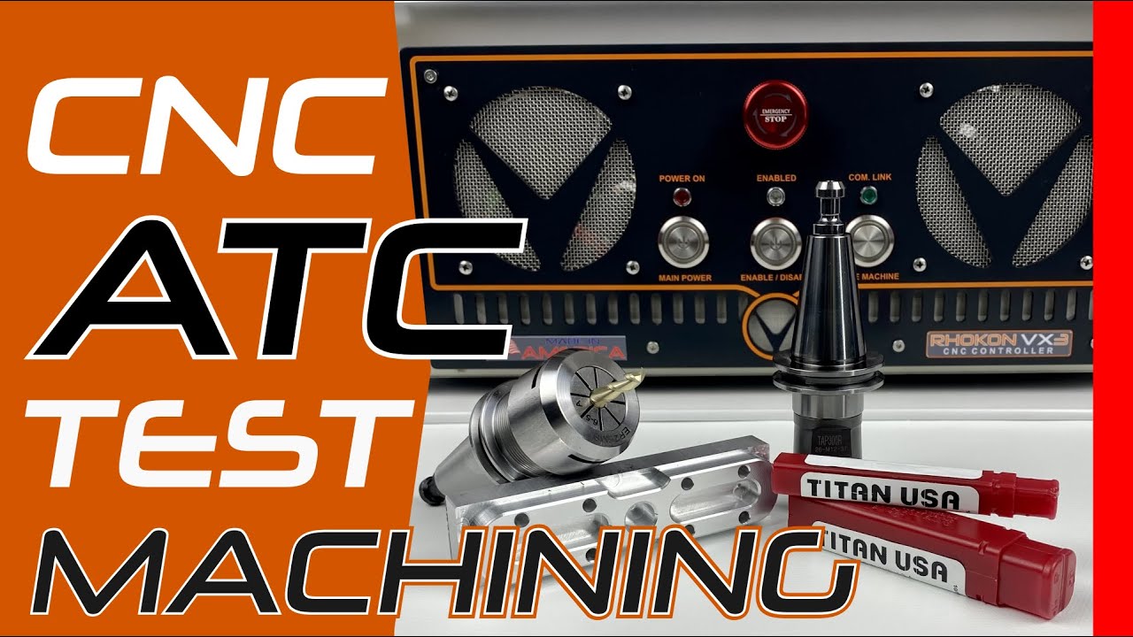 MASSO G3 CNC Controller build with full ATC Support. Aluminum Test Cut.