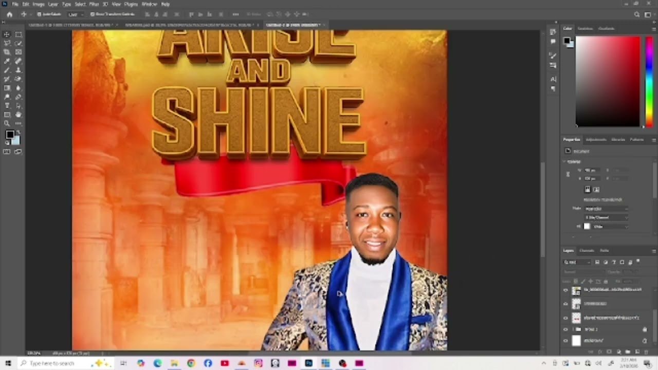 Church flyer design 