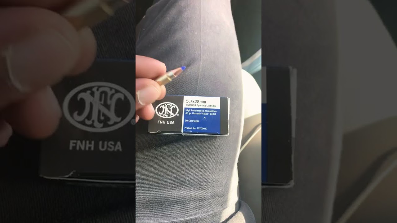 FnH 5.7x28 mm bullet 40 gr