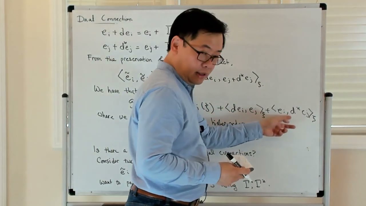 Dual affine connections