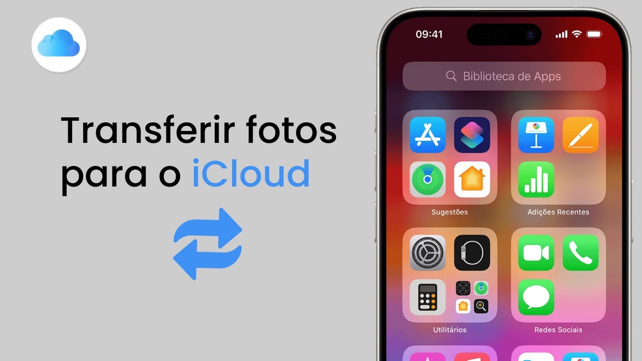 Como TRANSFERIR suas Fotos e Vídeos para o iCloud