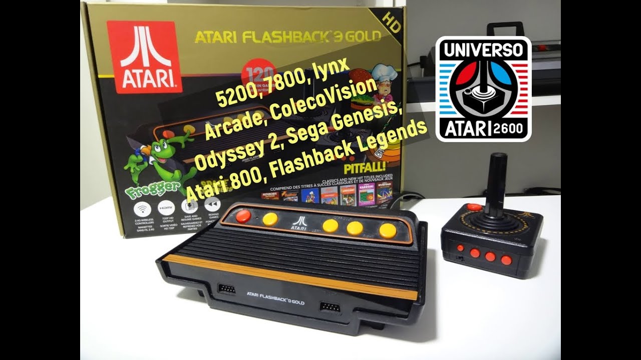 Atari Flashback 9 Gold HD modificado