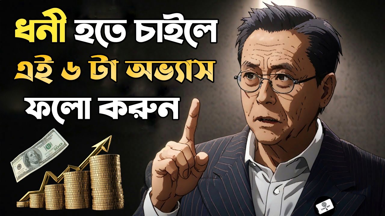 ধনী হওয়ার জন্য এই ৬টি অভ্যাস মেনে চলতেই হবে | 6 habits to become rich in bangla | Life Key