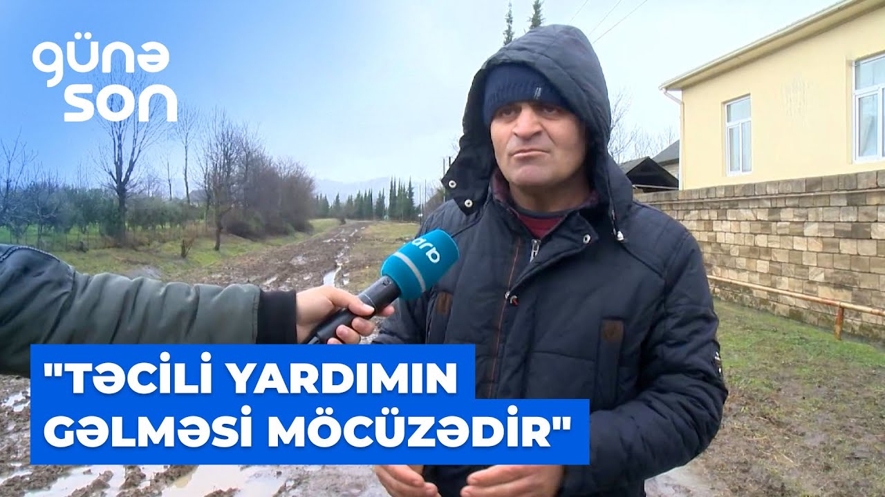 Günə son | Astara rayonu Şuvi kəndində sakinlər yoldan şikayətlənir