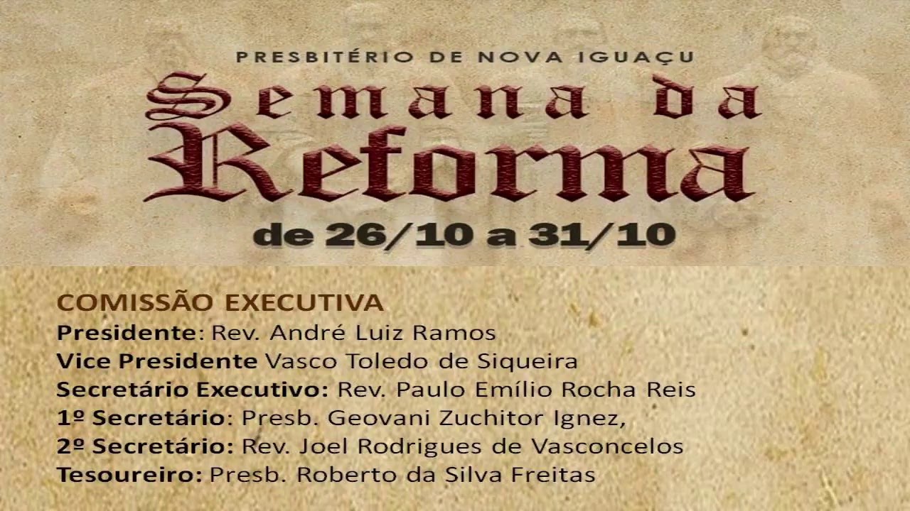 Semana da Reforma.
