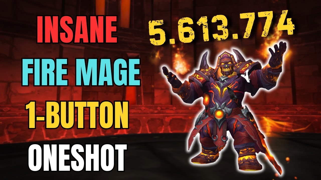 INSANE Fire Mage 1-Button One Shot Macro &ndash; Ultimate Burst Rotation, Talents & PvP Guide