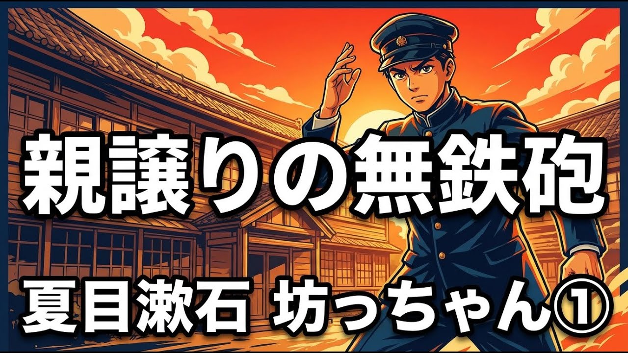【睡眠導入】眠れない夜に聴く　『坊っちゃん』第一章｜静かな文学｜親譲りの無鉄砲な人生の始まり｜夏目漱石朗読