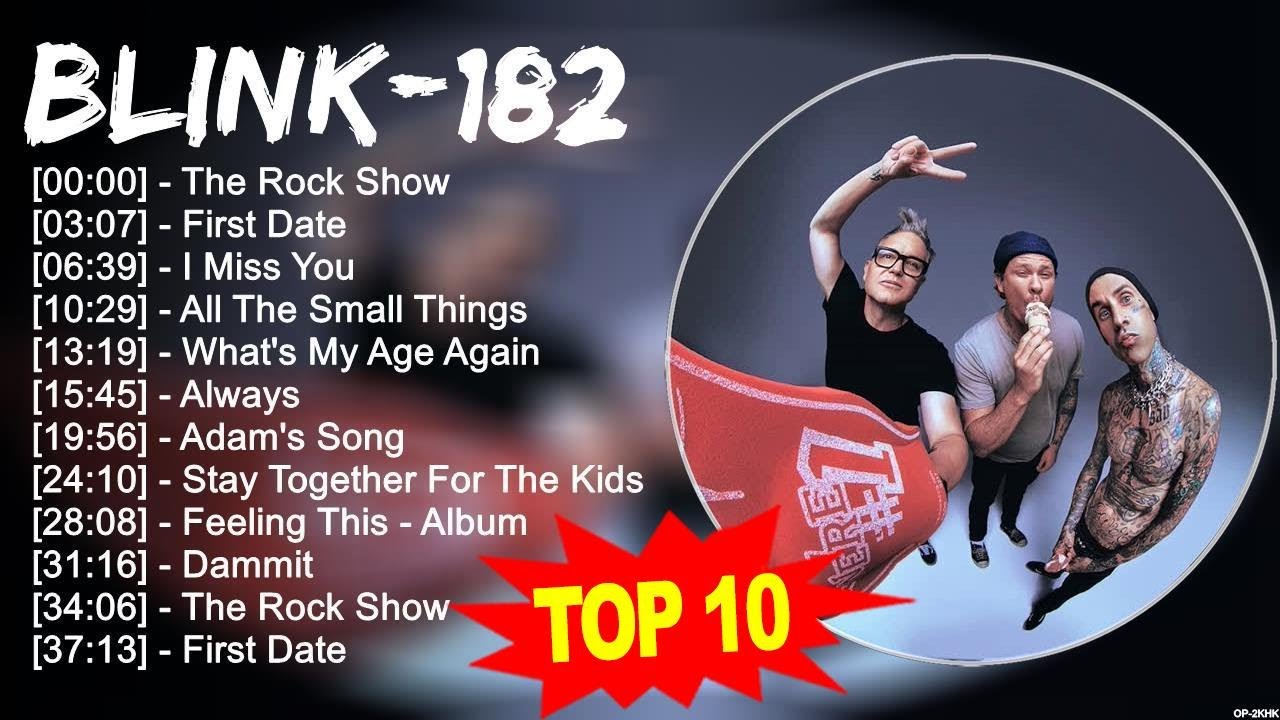 Blink-182 2023 MIX ~ Top 10 Best Songs ~ Greatest Hits ~ Full Album