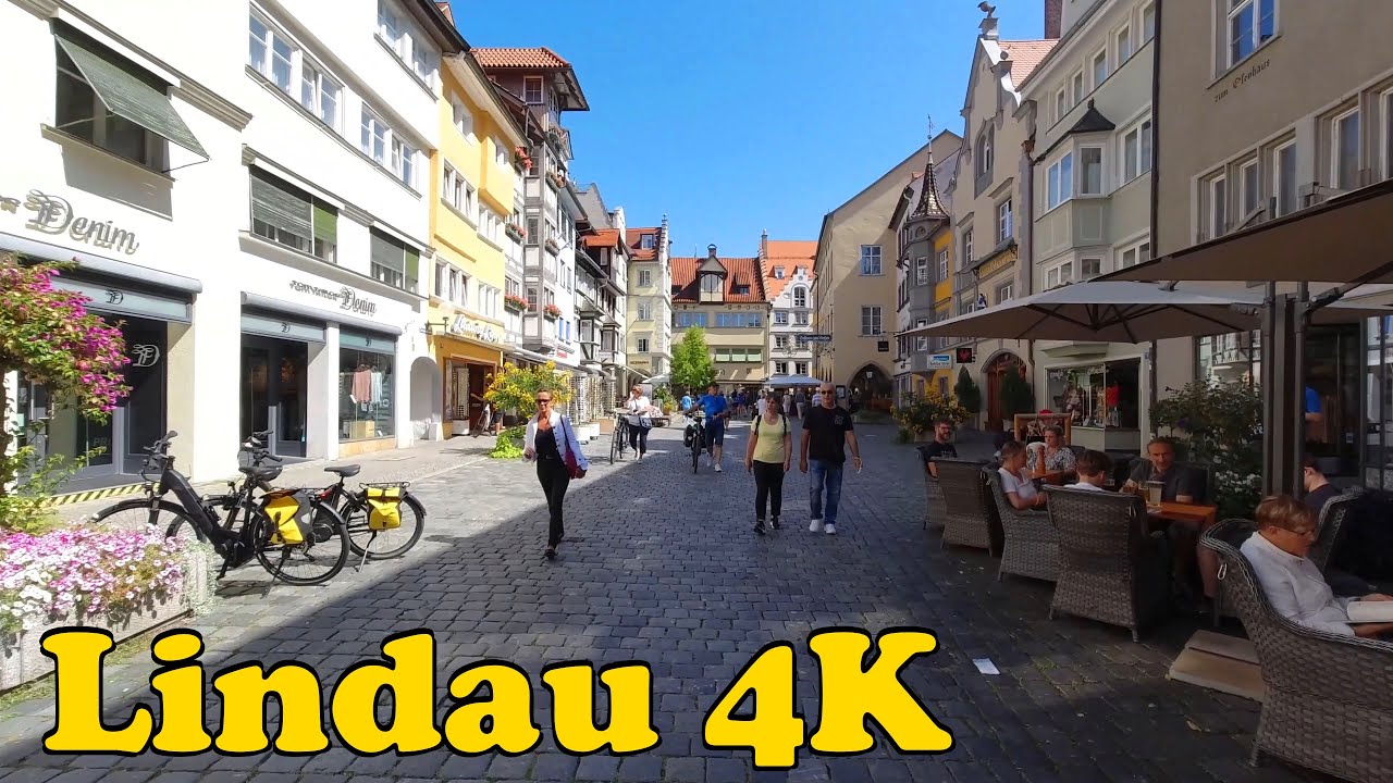 Lindau, Germany Walking tour [4K].