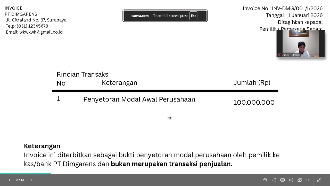 Perusahaan Dagang: Jurnal Umum, Buku Besar, Neraca Saldo, Laporan Keuangan