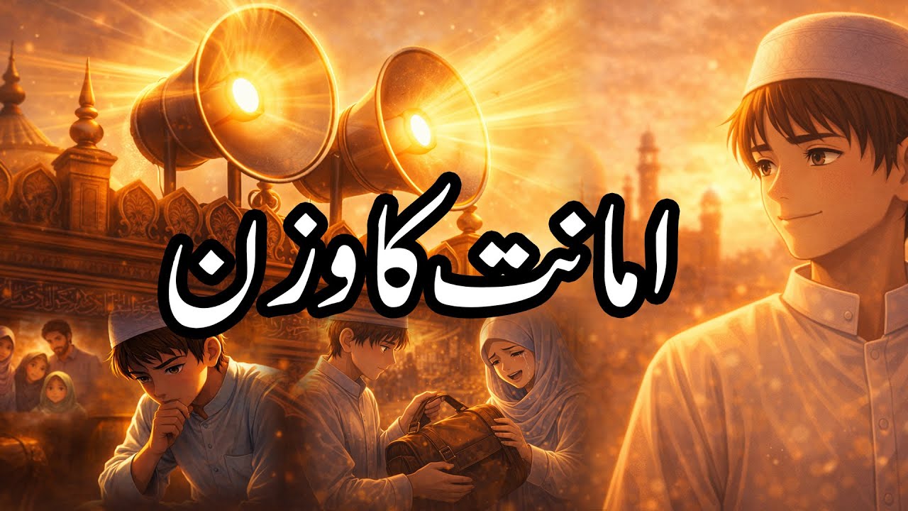 امانت کا وزن Islamic Moral Stories | Sabaq Amoz Kahani | Urdu Moral Stories