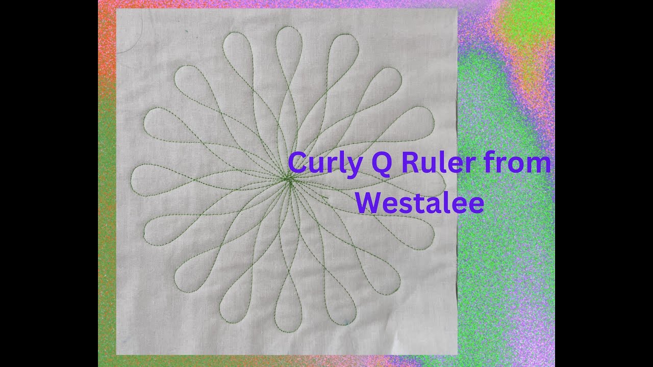 Curly Q Ruler from Westalee