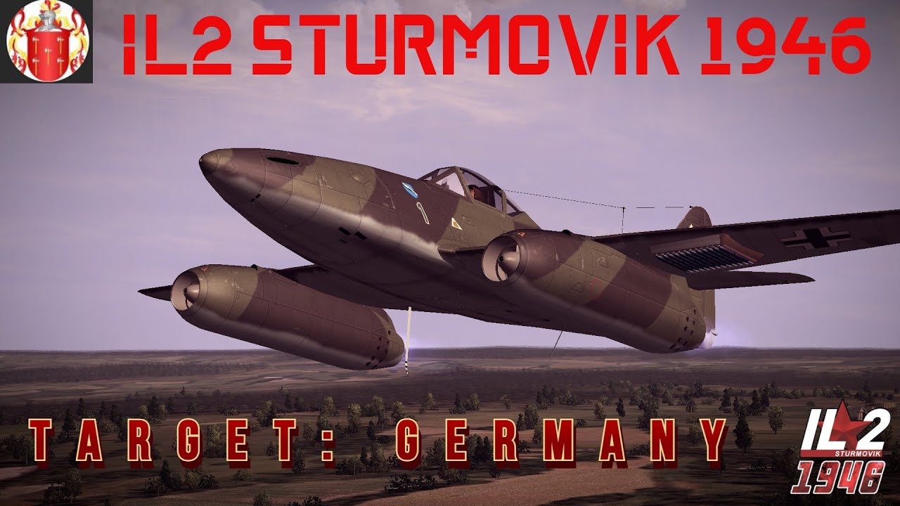 IL2 1946 - Luftwaffe in WW2: B 17s Factory Raid - Me 262-1a [Full Mission\Full Realism\Navigation]