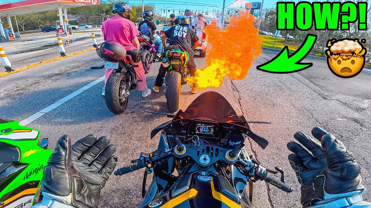 WORLD'S CRAZIEST NINJA H2 Crashes Bike Meet 😳| EM Meet Tampa